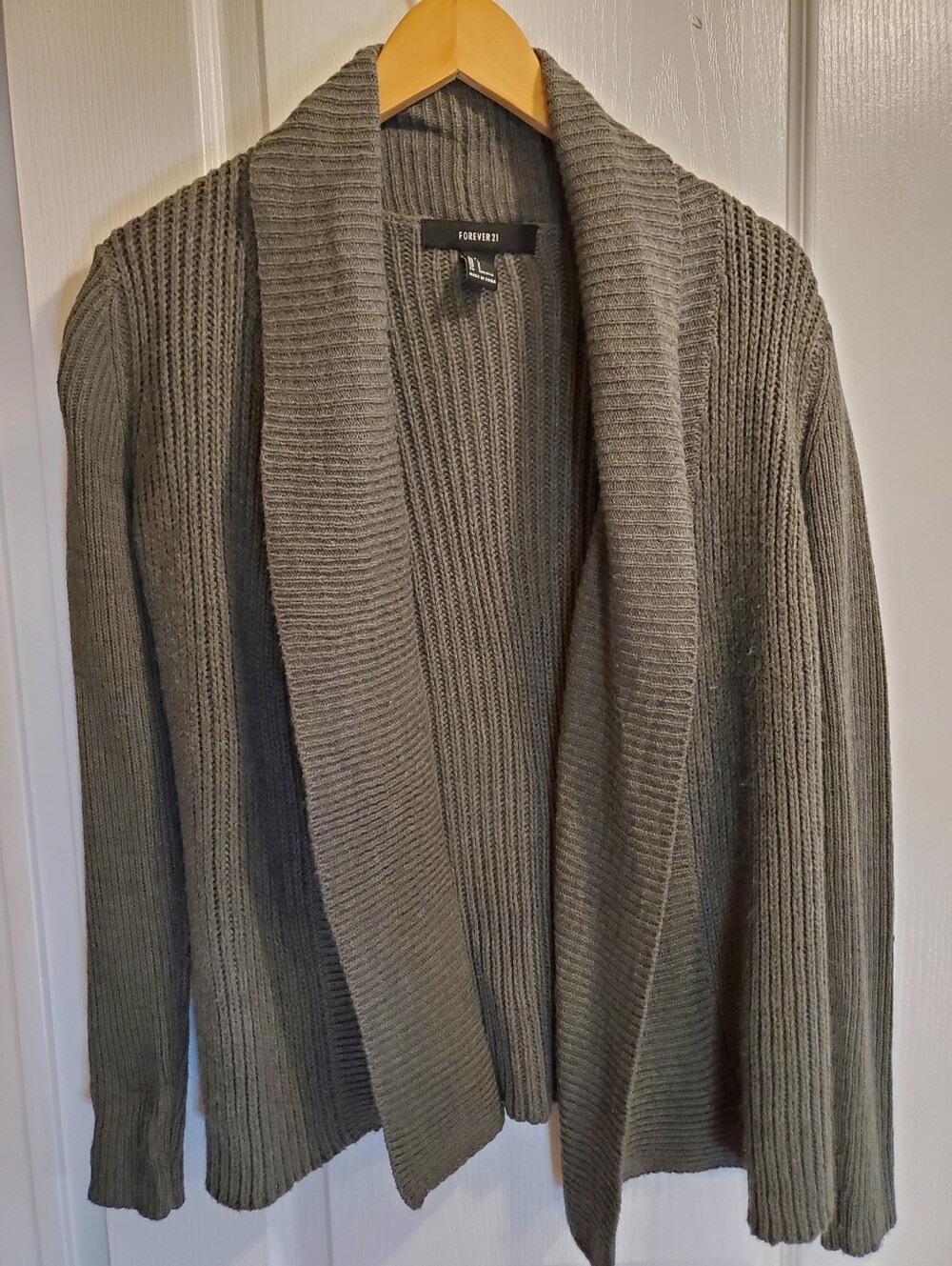 Forever21 Ribbed Knit Cardigan